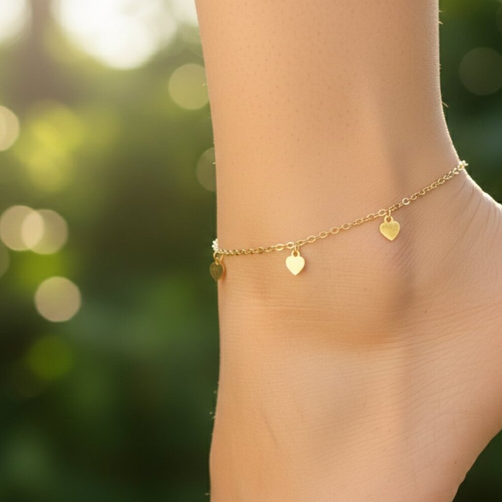 "Minimalist Anklet, Sleek & Modern Design, Women’s Fashion, YC110258-A